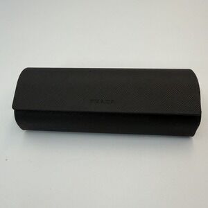 Prada Black Magnetic Flap Small Eyeglasses Case